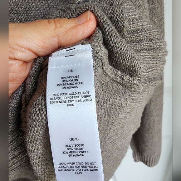 SHERPA ADVENTURE GEAR Merino ALPACA BLEND Crew FAIRISLE NORDIC Sweater M - Picture 9 of 10